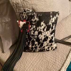 Holy Cow Couture Brown/White sling shot.